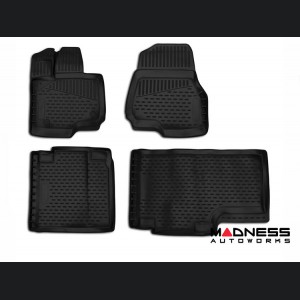 Ford F-150 Floor Liners - 3D Molded - Front and Rear - Crew Cab